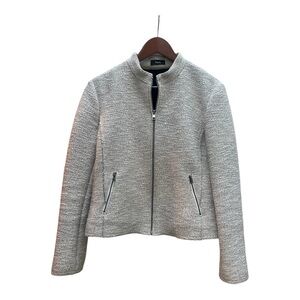 Theory Women's Tweed Gray & White Jacket